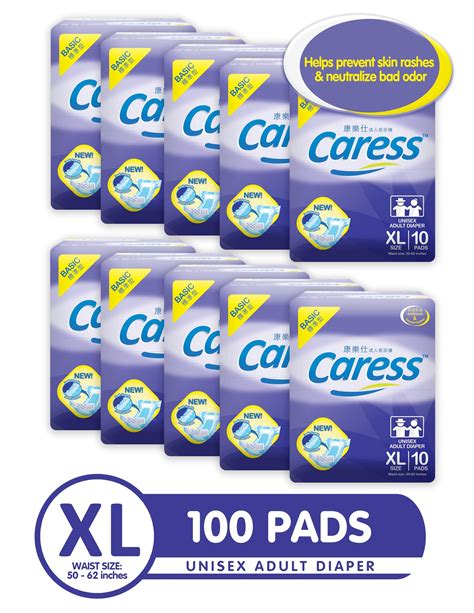 adult diaper philippines|Caress Basic Adult Diaper XLarge: 1 pack of 10 pads.